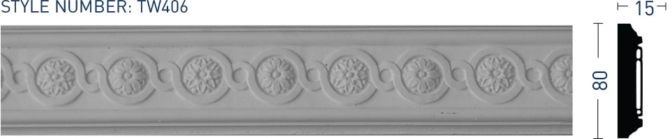 Panel Moulding TW406 - Thomas & Wilson London Cornicing Coving Plasterwork