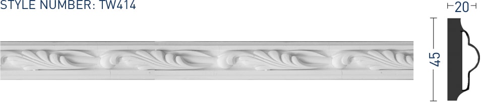 Panel Moulding TW414 - Thomas & Wilson London Cornicing Coving Plasterwork